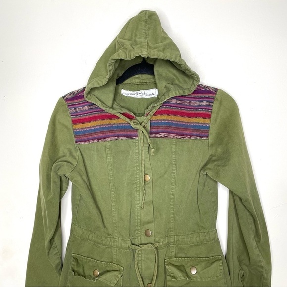 Jen’s Pirate Booty for Free People Green Parka Utility Jacket - Picture 10 of 16